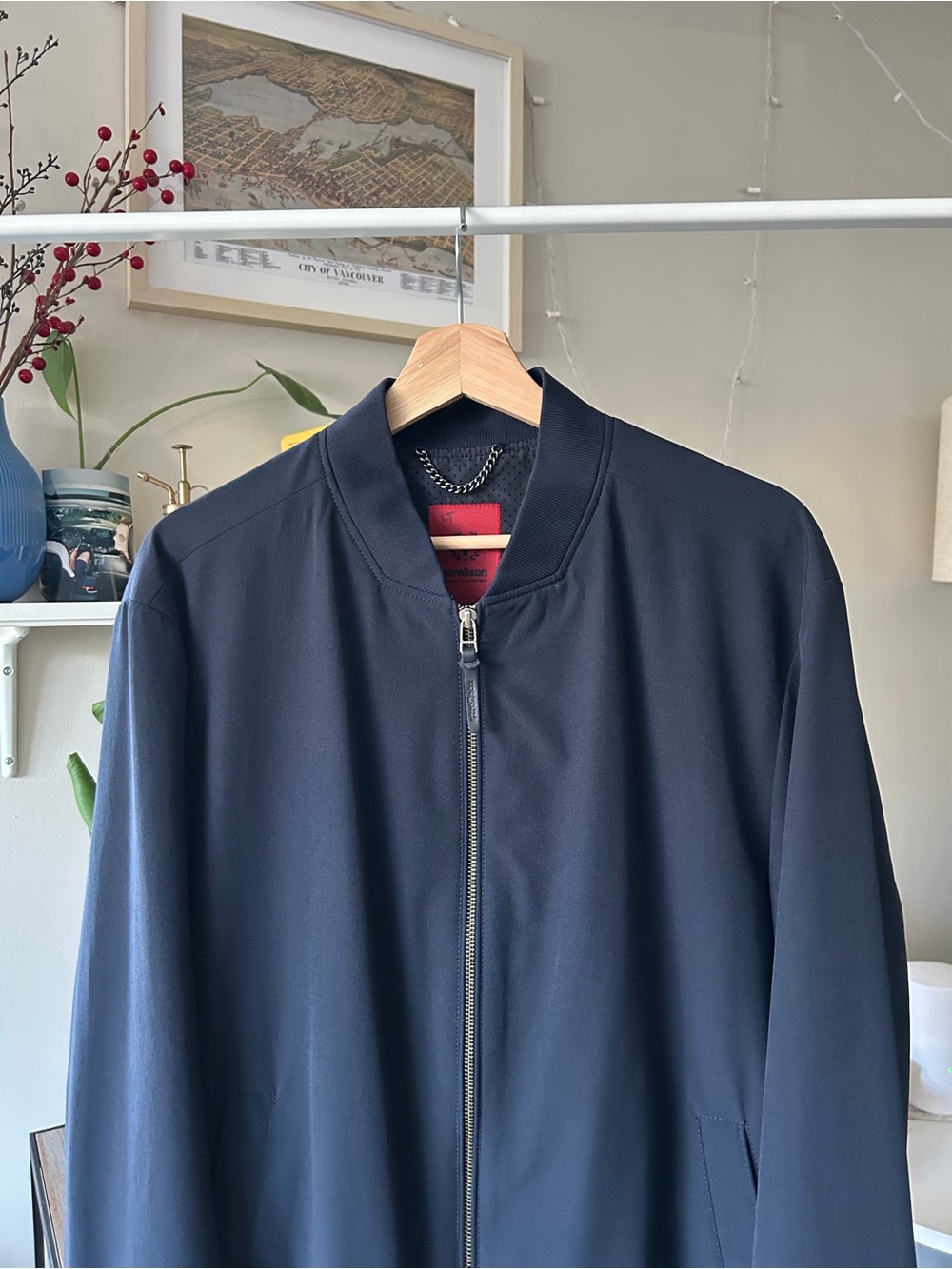 Strellson Navy Blue Bomber Jacket